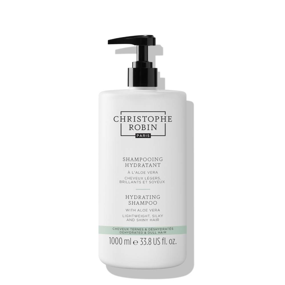 Christophe Robin Hydrating Shampoo with Aloe Vera 1000ml