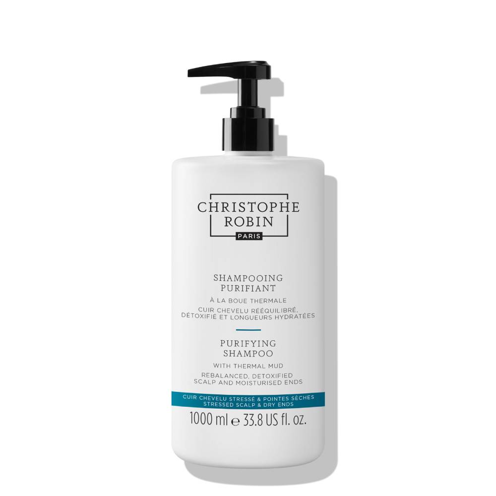Christophe Robin Purifying Shampoo with Thermal Mud 1000ml