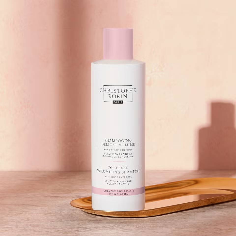 Christophe Robin Delicate Volumising Shampoo with Rose Extracts 1000ml