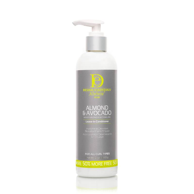 Design Essentials Almond & Avocado Moisturizing & Detangling Leave-in Conditioner 350g