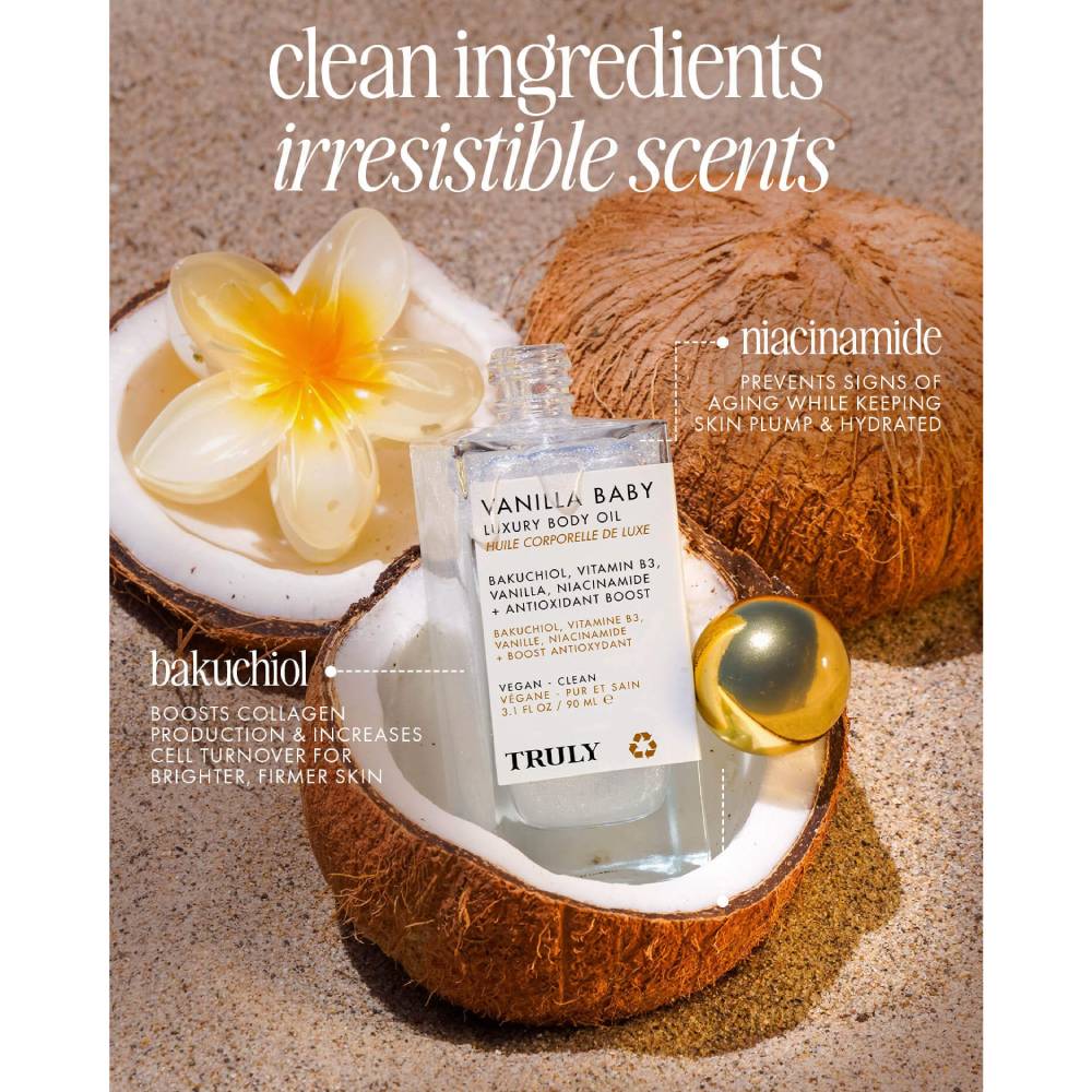 Truly Beauty Vanilla Baby Luxury Body Oil 90ml