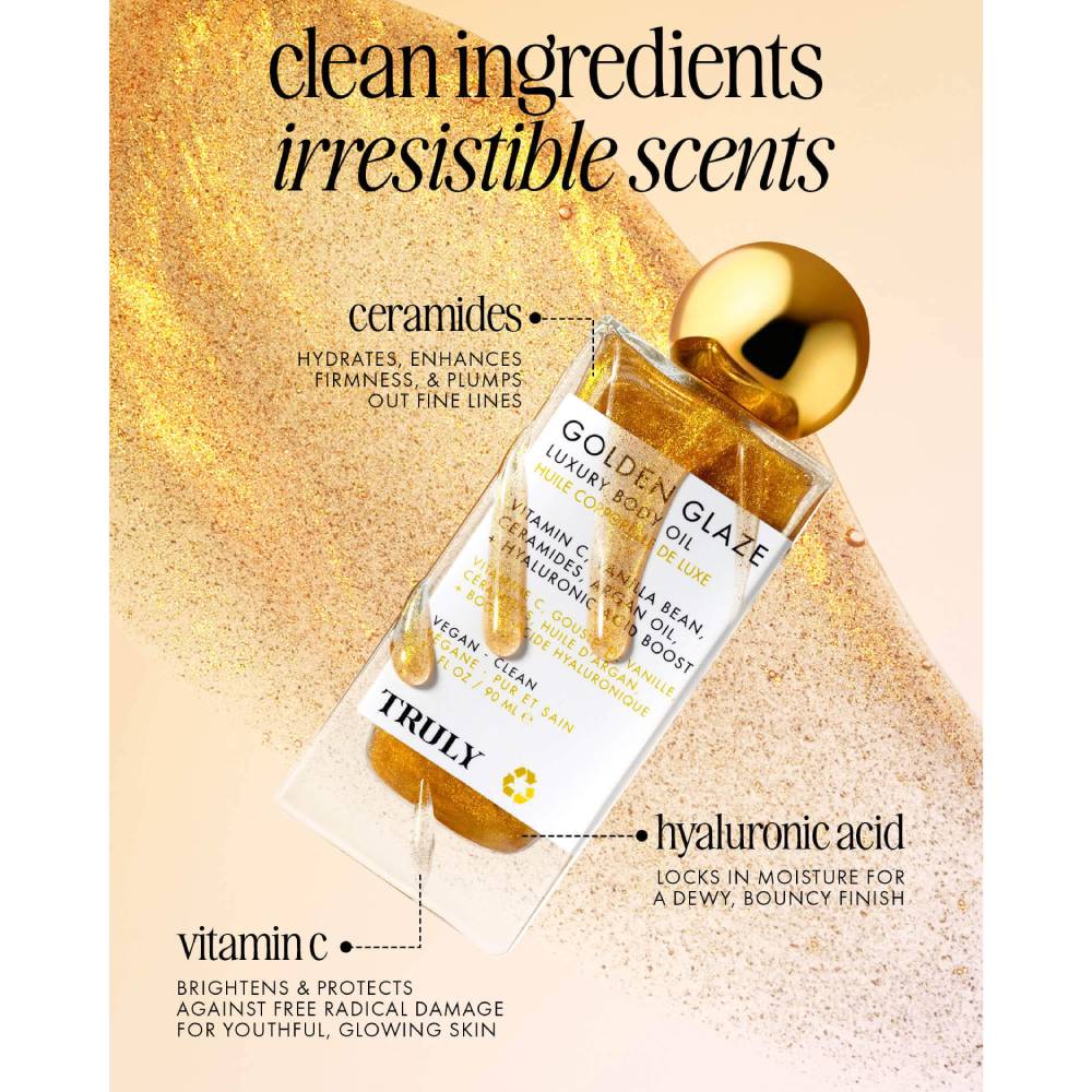 Truly Beauty Golden Glaze Luxury Body Oil 90ml