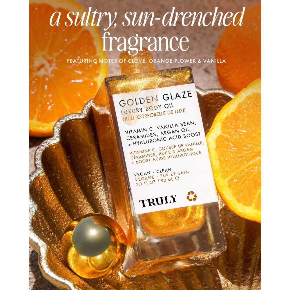 Truly Beauty Golden Glaze Luxury Body Oil 90ml
