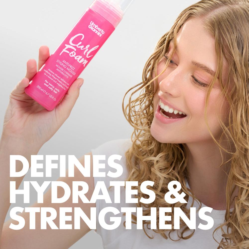 Umberto Giannini Curl Foam Anti Frizz Styling Mousse 200ml