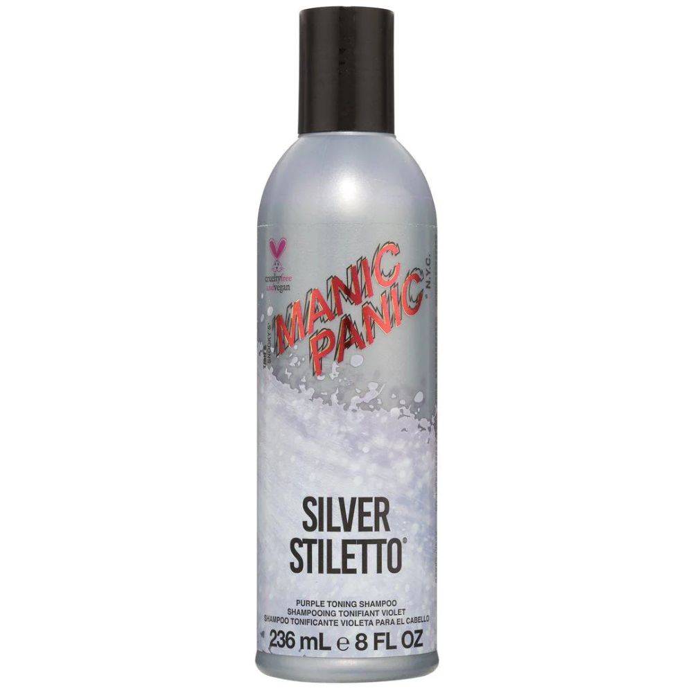 Manic Panic Silver Stiletto Purple Toning Shampoo 236ml