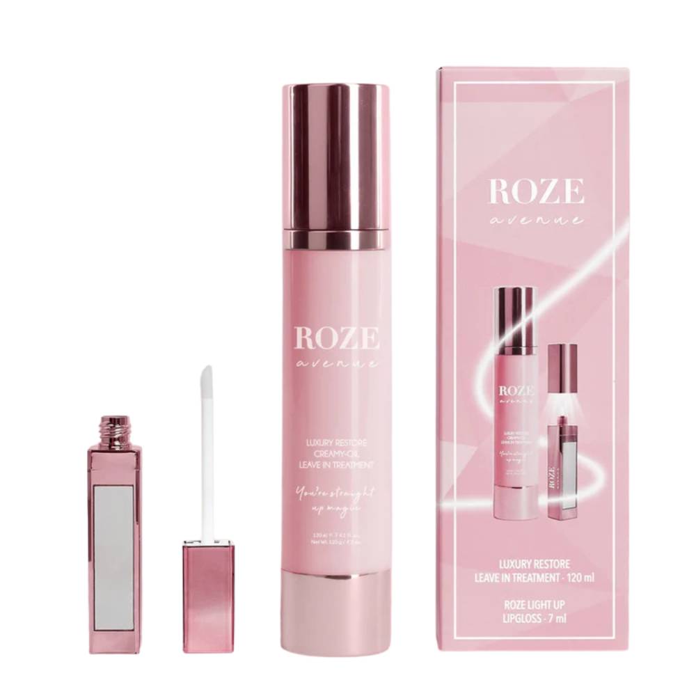 Roze Avenue Leave In Treatment + Lip Gloss Duo Set