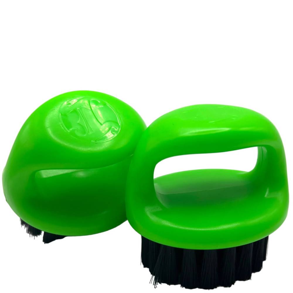 Irving Barber Co. Knuckle Brush - Green