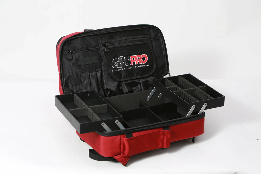 G&B Pro All-In-One Mobile Station Mid Size - BRed