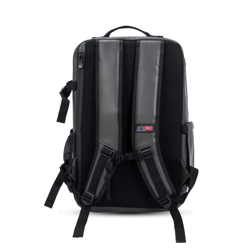 G&B Pro Premium Leather Collection All-In-One Mobile Station Full Size - Grey/Black