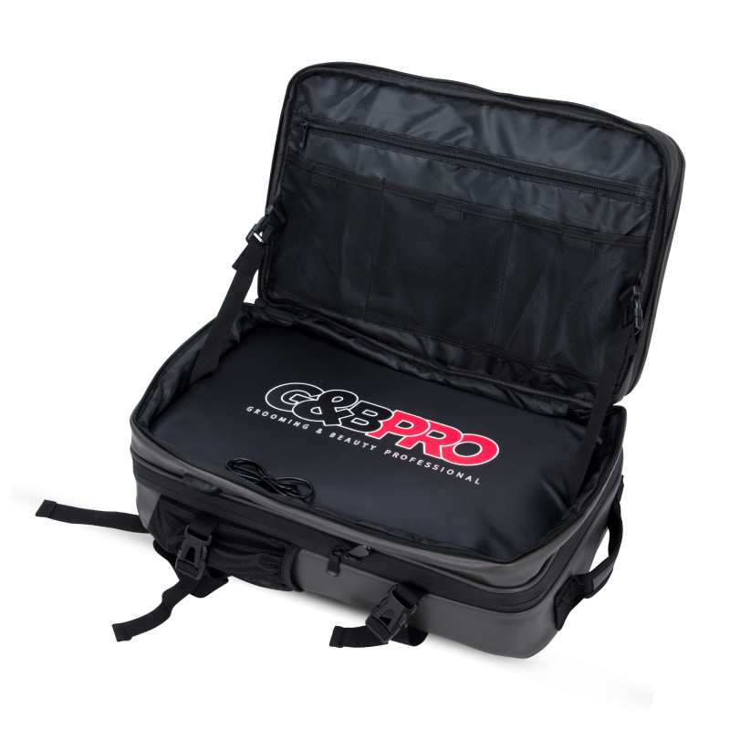 G&B Pro Premium Leather Collection All-In-One Mobile Station Full Size - Grey/Black