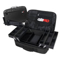 G&B Pro Premium Leather Collection Crossbody All-In-One Mobile Station - Black/Black
