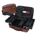 G&B Pro Premium Leather Collection Crossbody All-In-One Mobile Station - Brown/Black