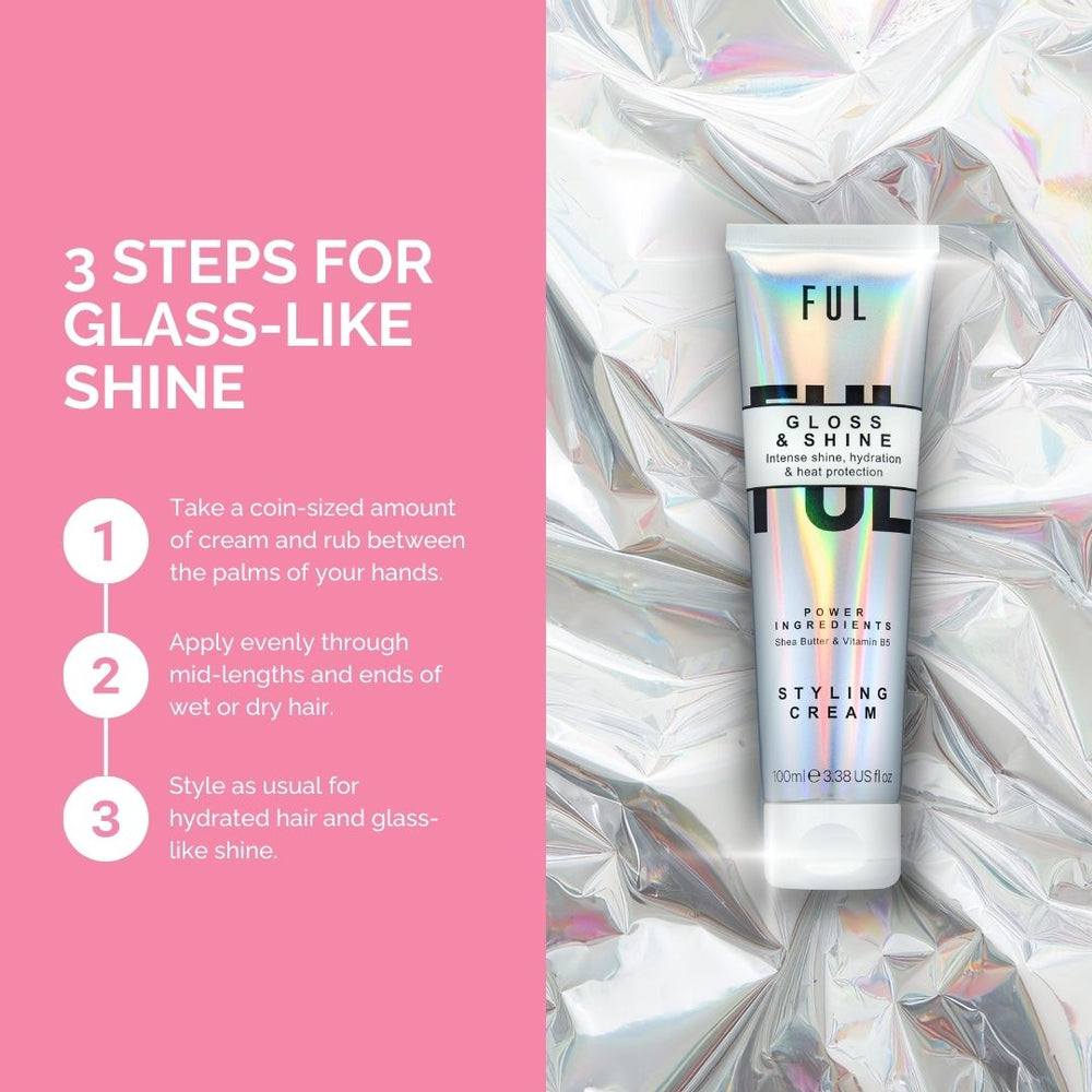 FUL Gloss and Shine Styling Cream 40ml