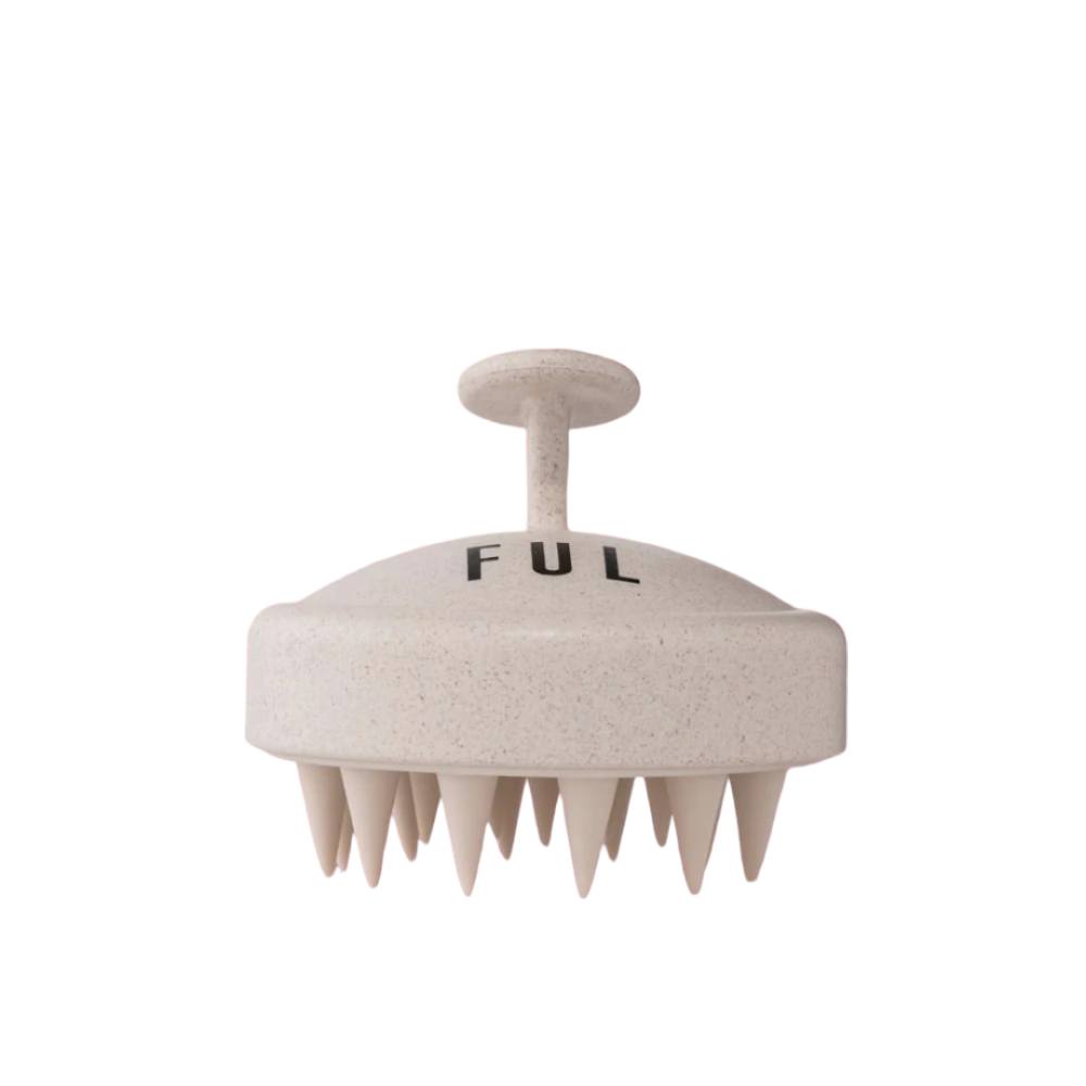 FUL Scalp Massager Shampoo Brush Beige