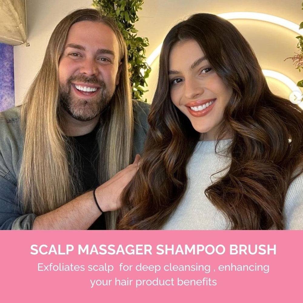 FUL Scalp Massager Shampoo Brush Beige