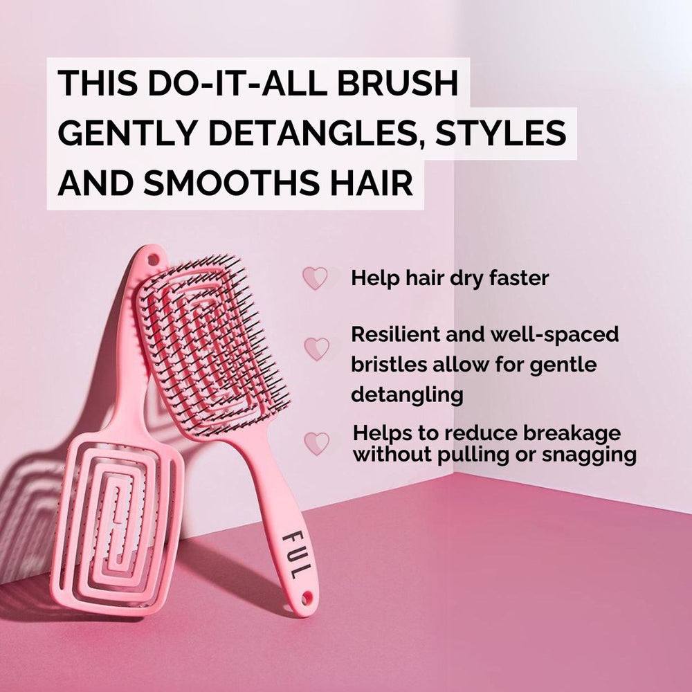FUL Vented Hair Brush Pink