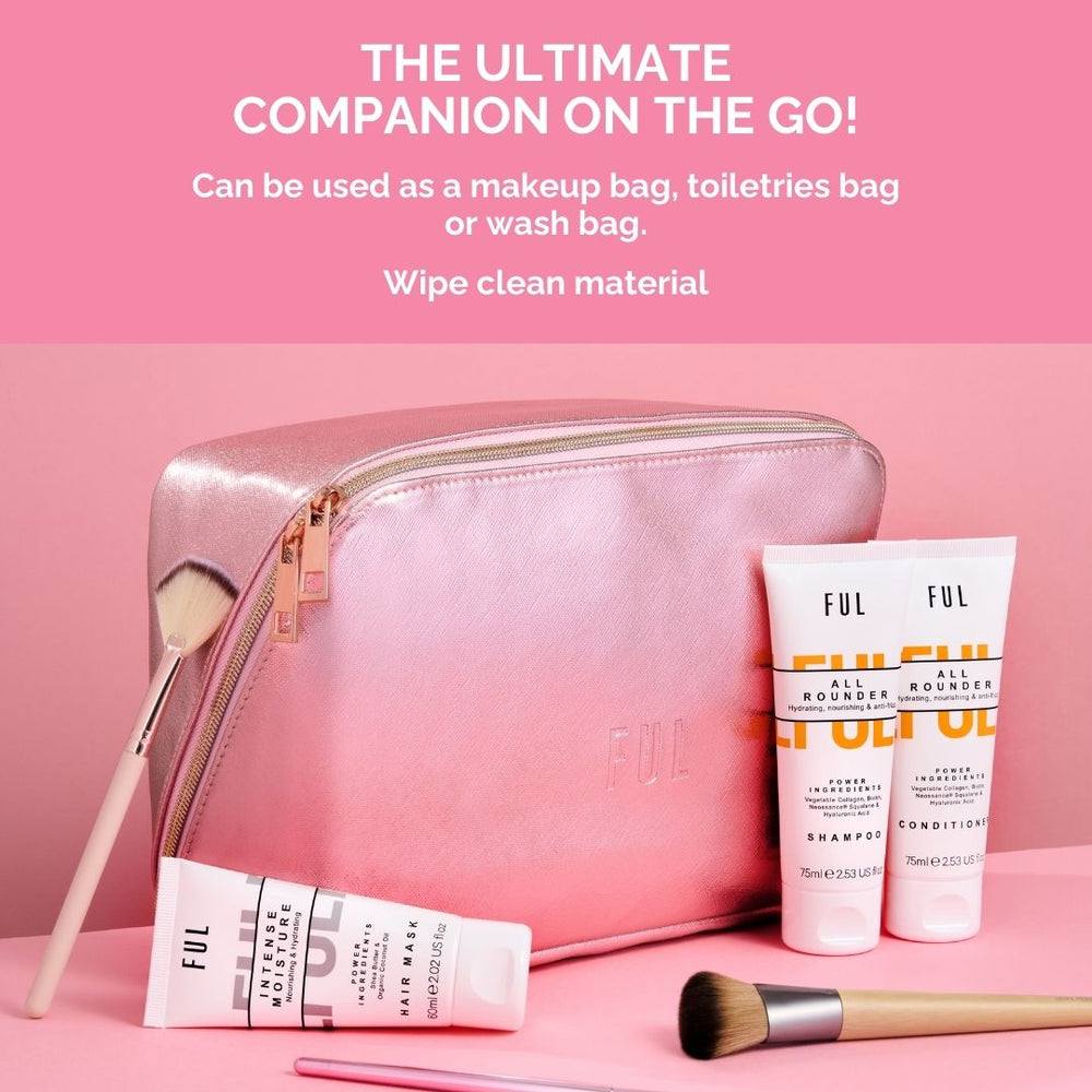 FUL Luxury Pink Large Wash Bag