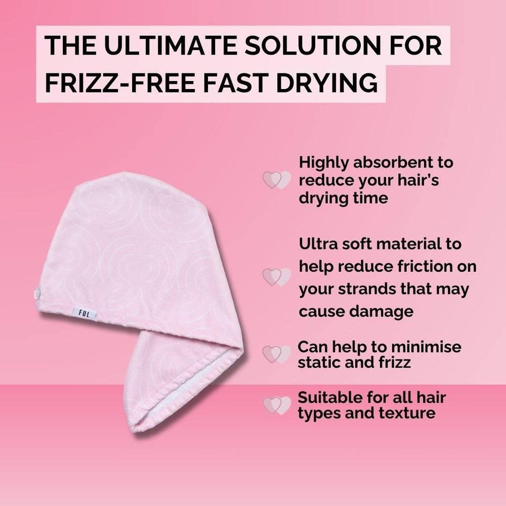 FUL Microfibre Hair Towel Wrap