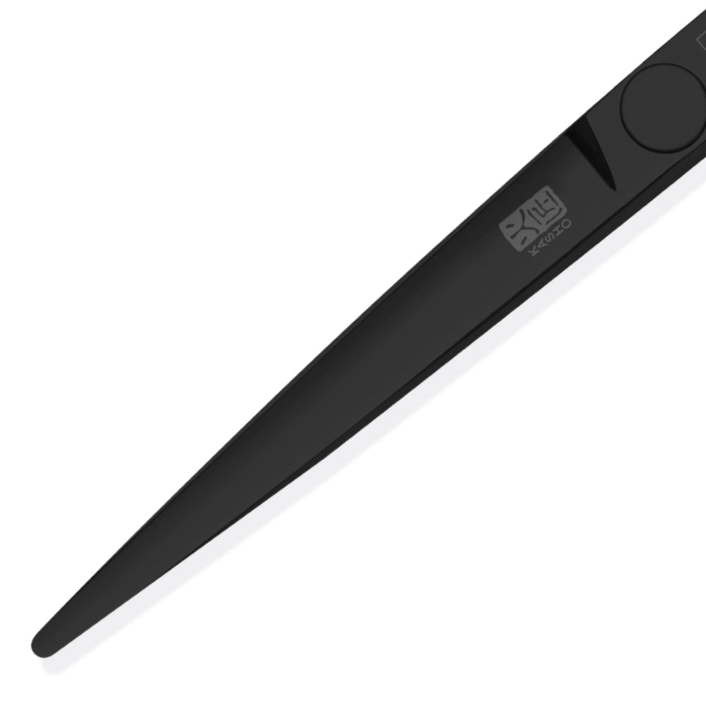Kasho Silver Black Offset 6” Scissors