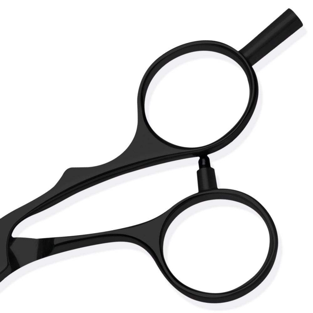 Kasho Silver Black Offset 5.5” Scissors