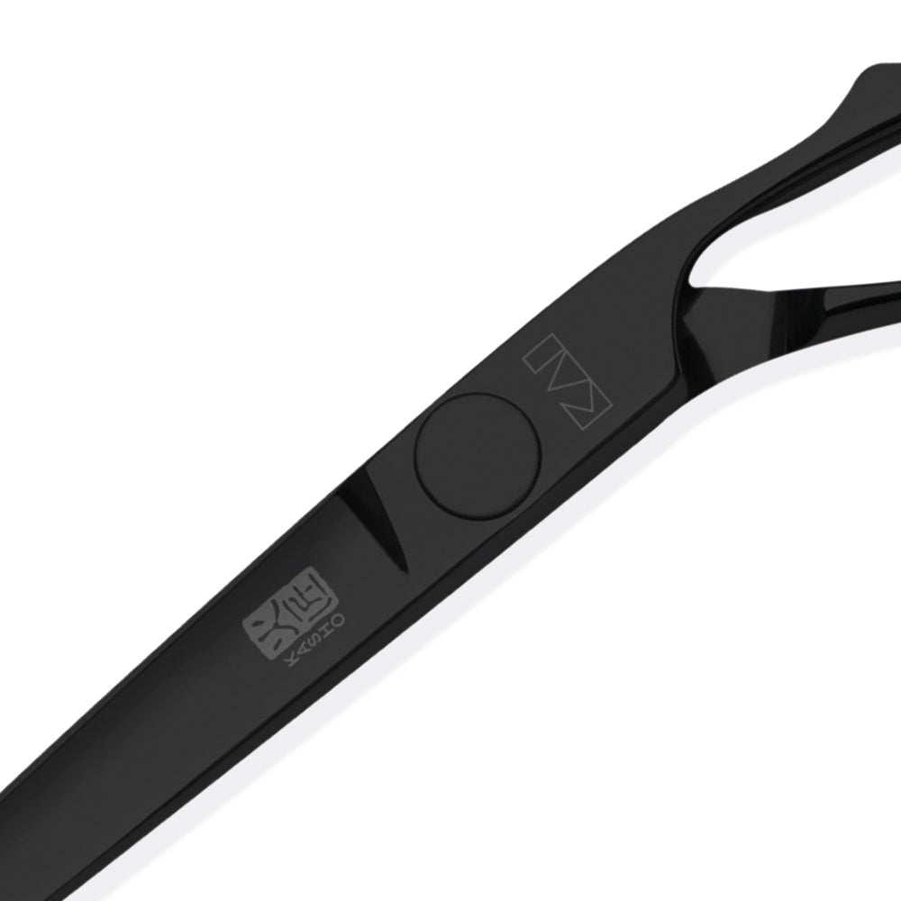 Kasho Silver Black Offset 5.5” Scissors
