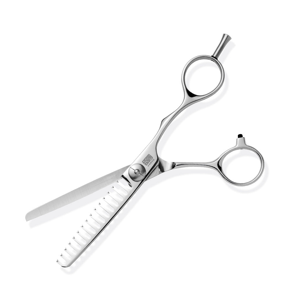 Kasho Design Master Offset Texturizer 15 Teeth Thinning Scissors 6"