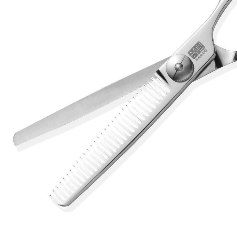 Kasho Design Master Offset Texturizer 30 Teeth Thinning Scissors 6"