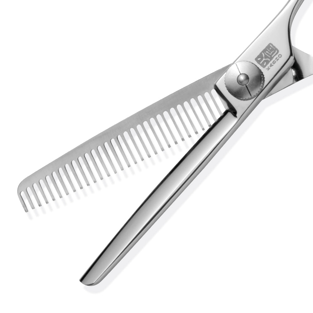 Kasho Design Master Offset Texturizer 30 Teeth Thinning Scissors (Bottom Blade) 6"