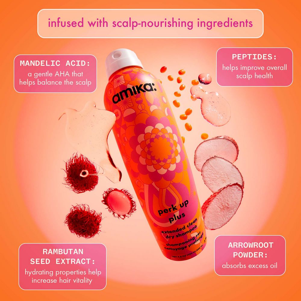 amika Perk Up Plus Extended Clean Dry Shampoo 68ml