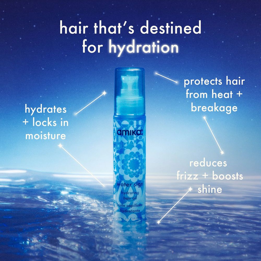 amika Water Sign Hydrating Hair Oil 50ml