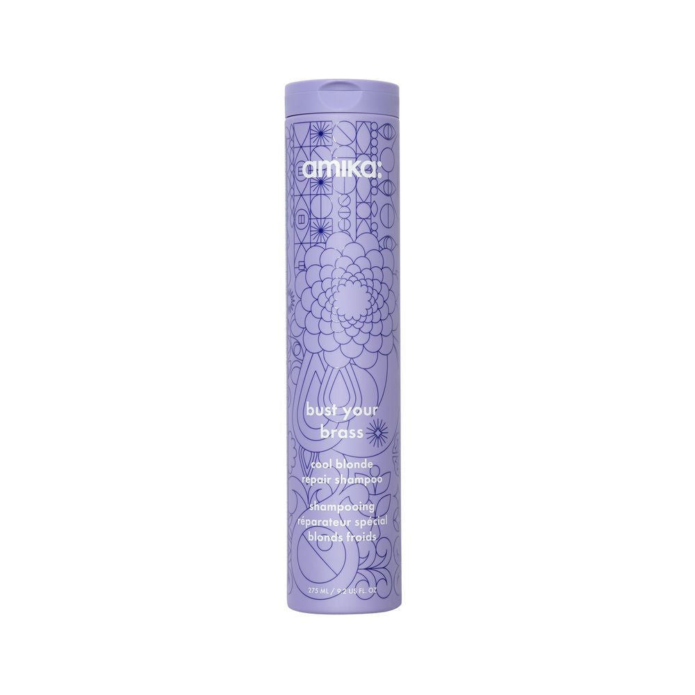 amika Bust Your Brass Cool Blonde Repair Shampoo 275ml