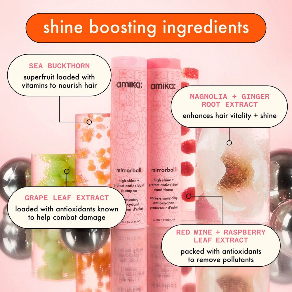 amika Mirror Ball High Shine + Protect Antioxident Conditioner 275ml