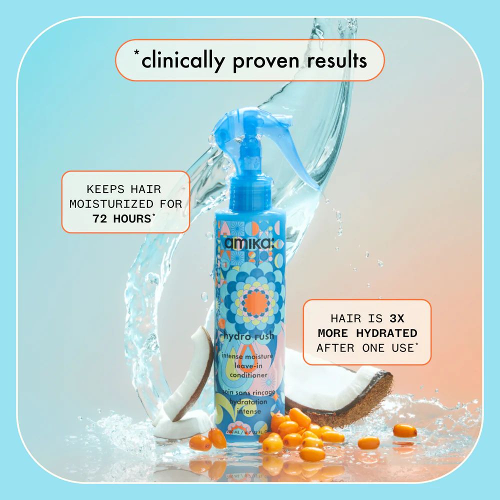 amika Hydro Rush Intense Moisture Leave-In Conditioner 200ml
