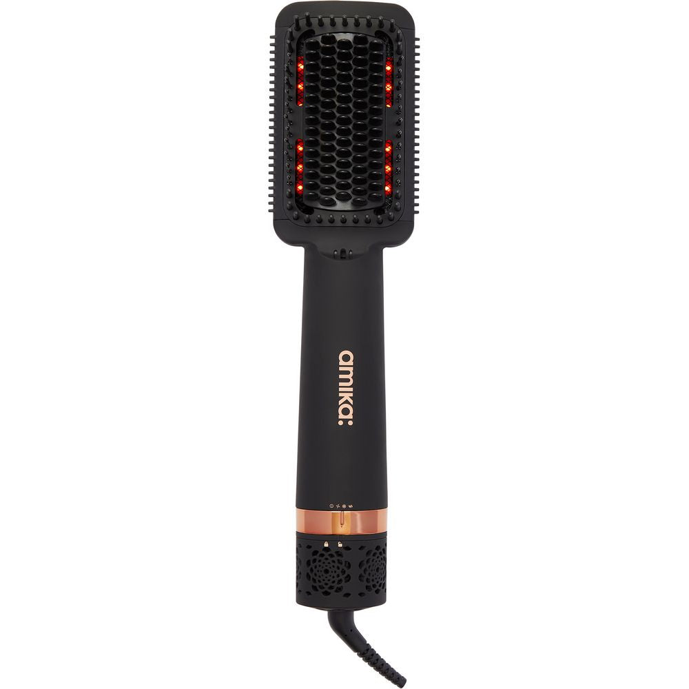 amika Double Agent 2-In-1 Blow Dryer + Straightening Brush