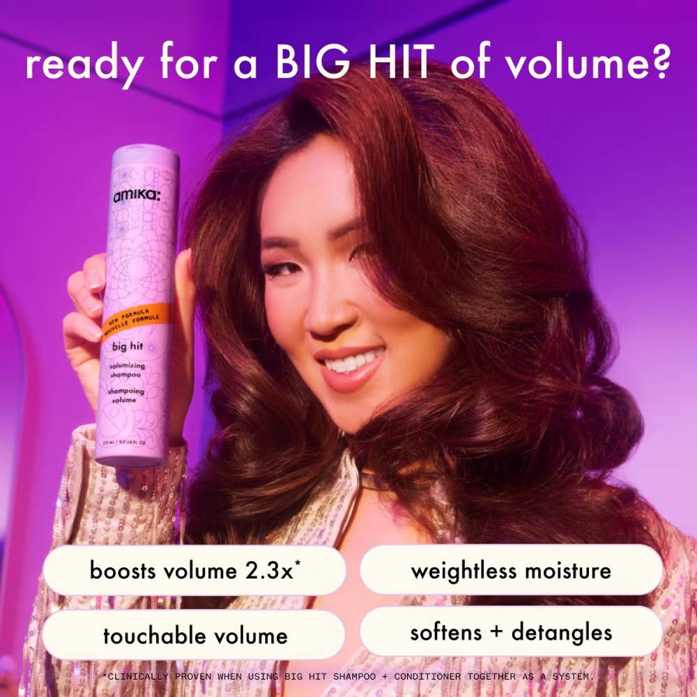 amika Big Hit Volumising Shampoo 275ml