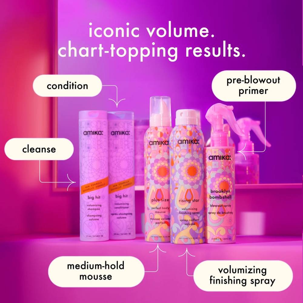 amika Big Hit Volumising Shampoo 1000ml