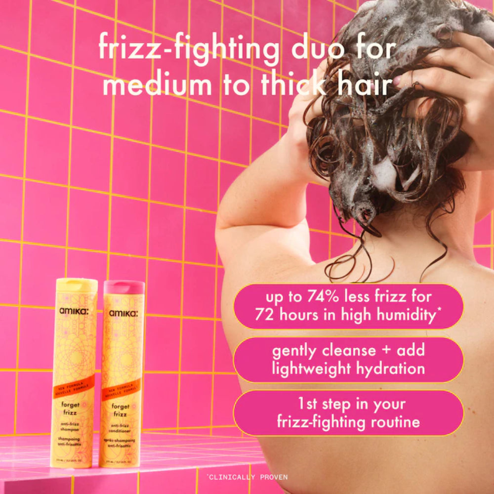 amika Forget Frizz Anti Frizz Shampoo 1L