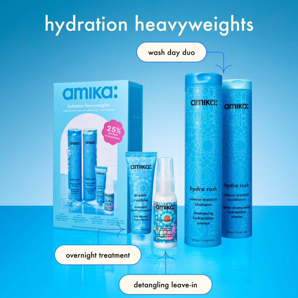 amika Hydration Heavyweights Wash + Care Set