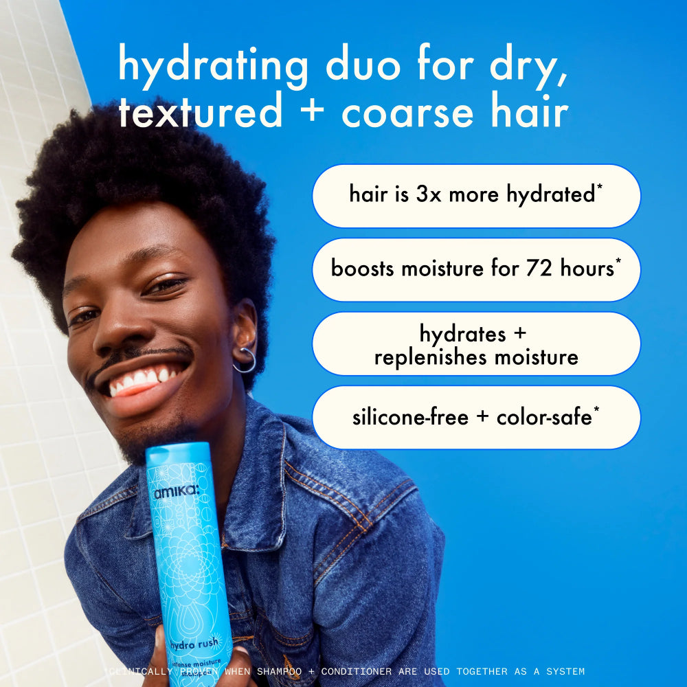 amika Hydration Heavyweights Wash + Care Set