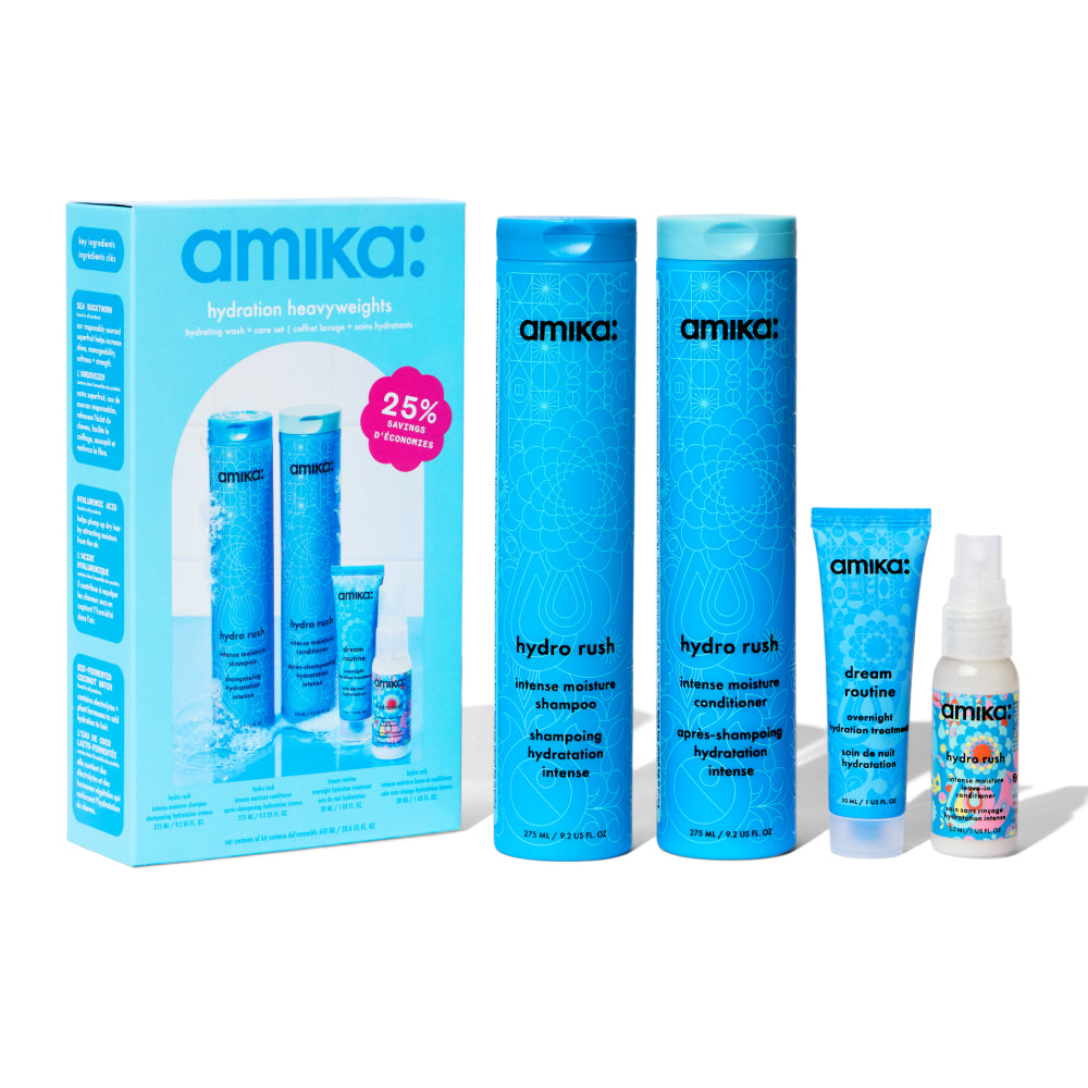 amika Hydration Heavyweights Wash + Care Set