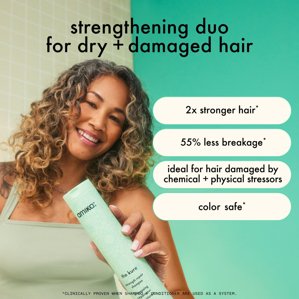 amika Mane Menders Strength Repair + Care Set