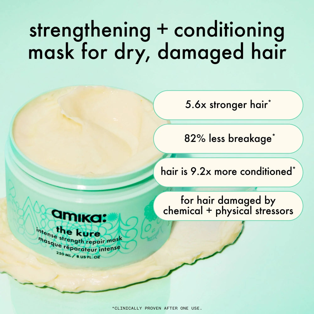 amika Mane Menders Strength Repair + Care Set