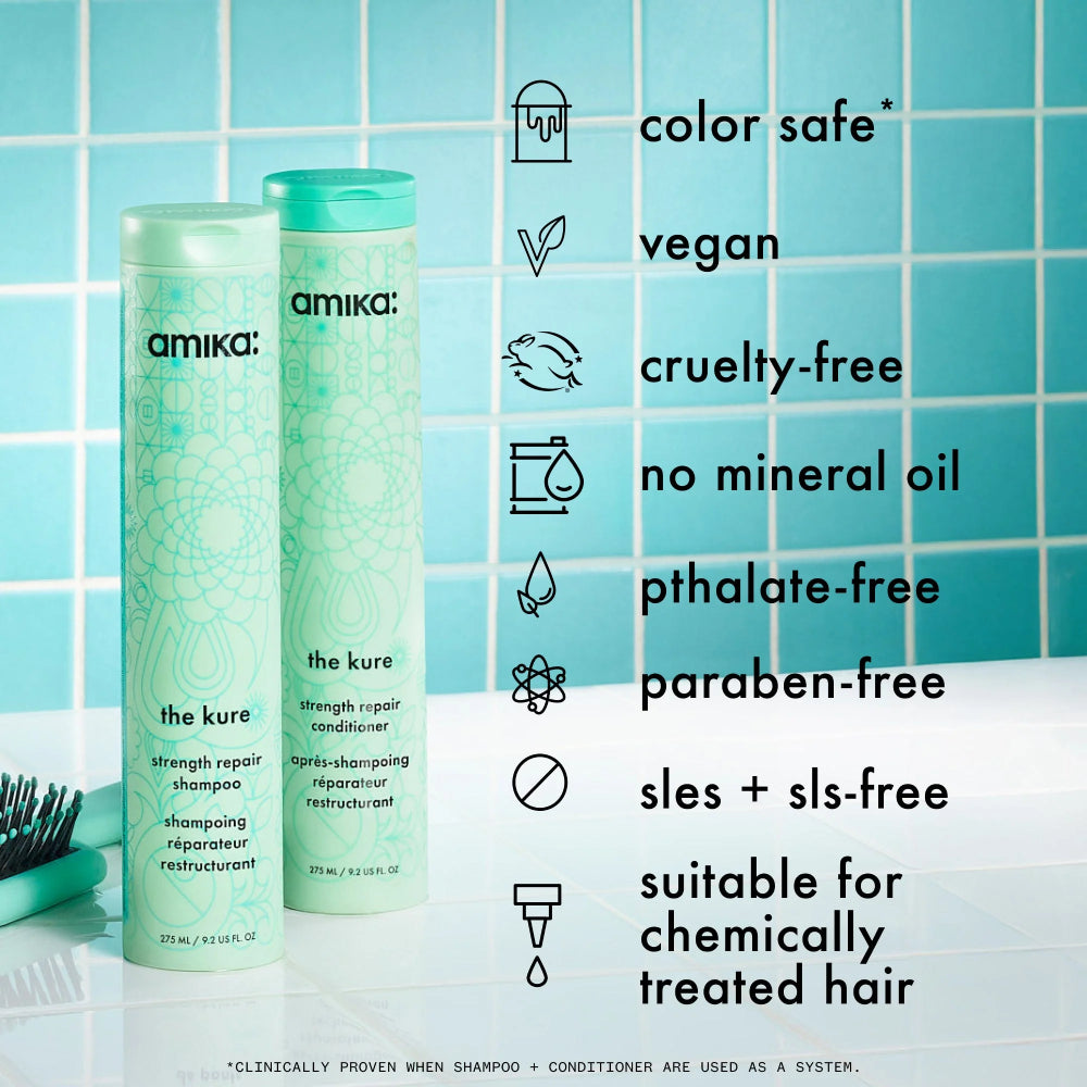 amika Mane Menders Strength Repair + Care Set