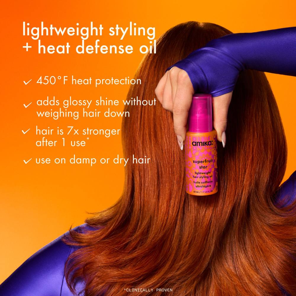 amika Superfruit Star Lightweight Hair Styling Oil 20ml