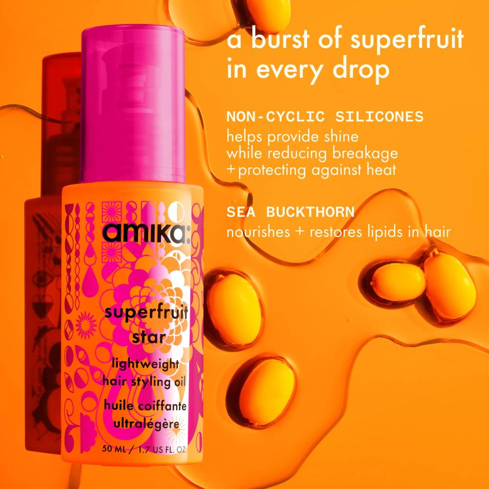 amika Superfruit Star Lightweight Hair Styling Oil 20ml