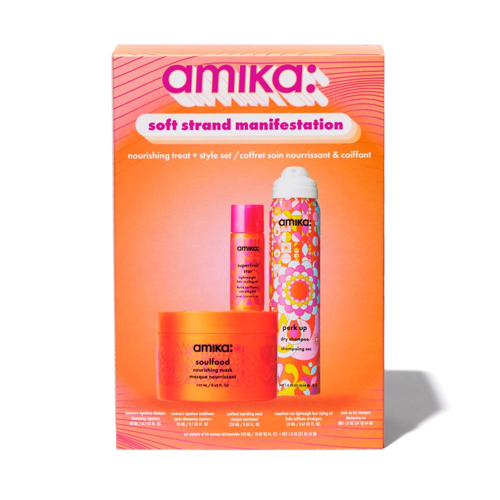 amika Soft Strand Manifestation Nourishing Treat + Style Set