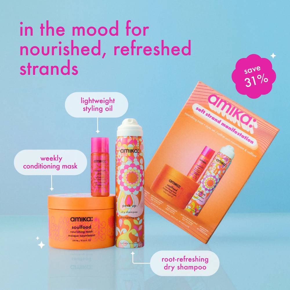 amika Soft Strand Manifestation Nourishing Treat + Style Set