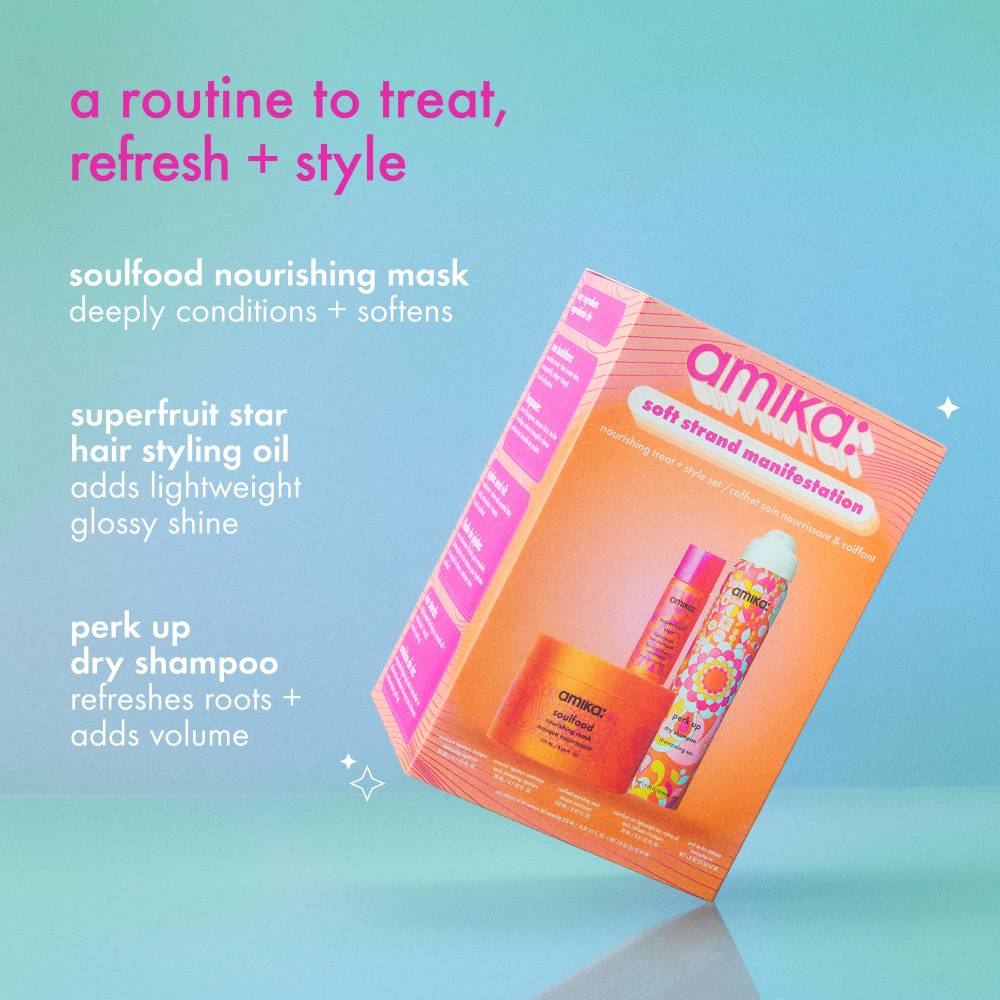 amika Soft Strand Manifestation Nourishing Treat + Style Set