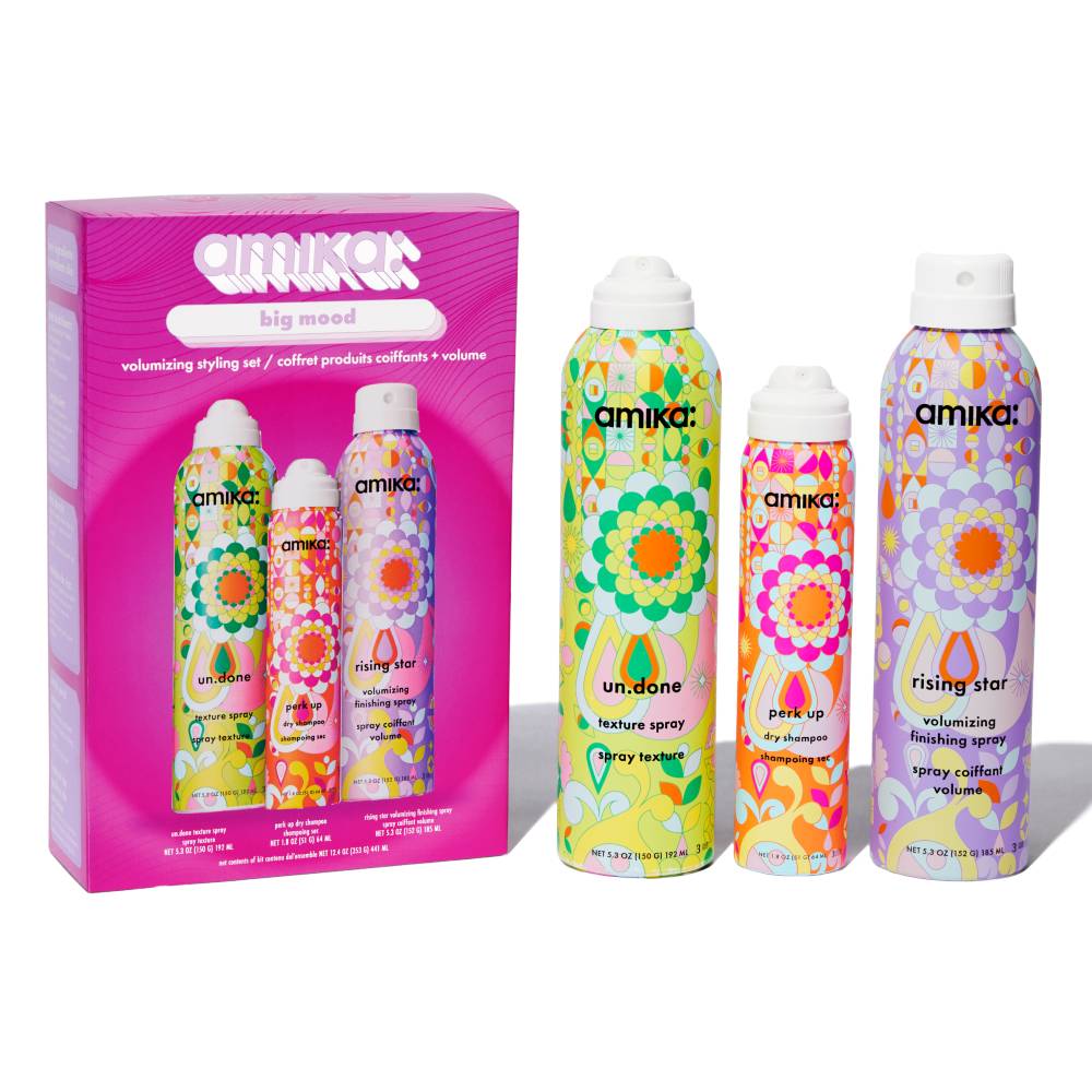 amika Big Mood Volumizing Styling Set