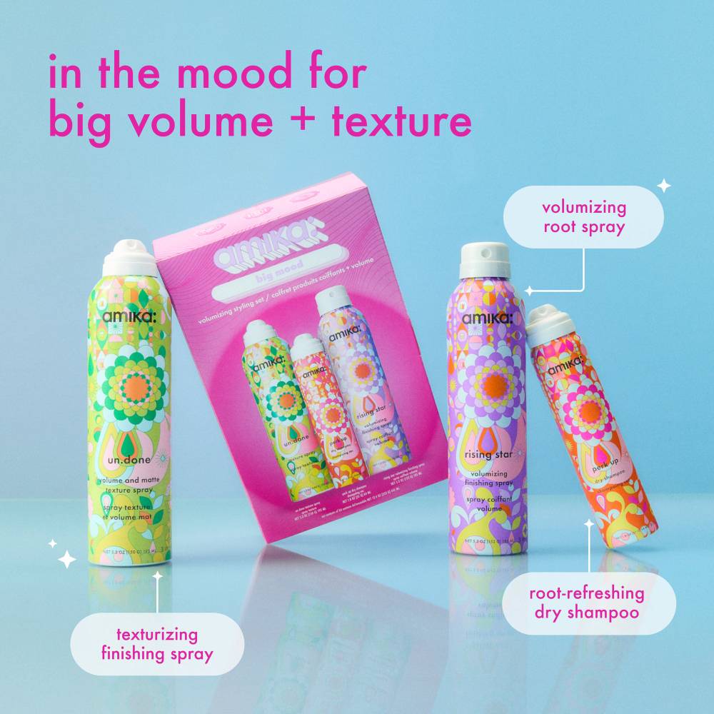 amika Big Mood Volumizing Styling Set